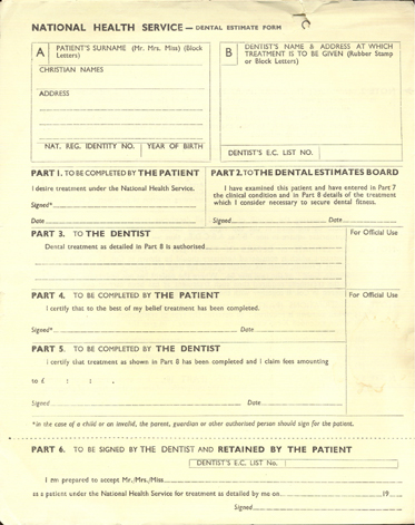 Image of nhs document